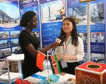 During the Kenya exhibition, the local K25 TV platform interviewed the Nile Machinery