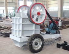 Diesel portable jaw crusher-Small, an convenient mobile crushing station