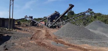 150T sand and gravel aggregate production line